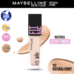 Original Maybelline New York Fitme Dewy & Smooth Liquid Foundation