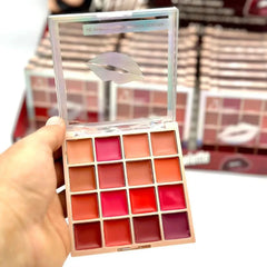 16 Colors Queen Mini Matte Lipstick Palette - Highly Pigmented