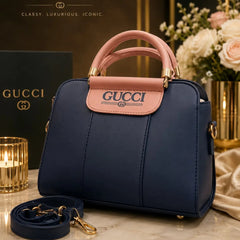 GUCCI Two Tone Top Handle Handbag