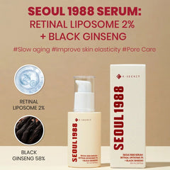 KSecret - Seoul 1988 Serum: Retinal Liposome 2% + Black Ginseng - 30ml