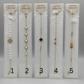 Stainless Steel Golden Fashion Bracelets – Multiple Designs