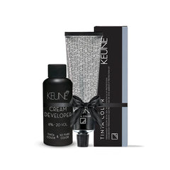Keune Tinta deal Medium Metallic Blonde 7.18 with Keune Developer 20 Volume - 60 ml