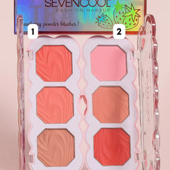 Seven Cool Strawberry Powder Blush