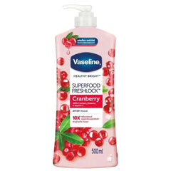 Vaseline - Body Lotion Healthy Bright Super Food Freshlock Cranberry
