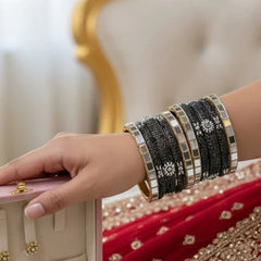 Oxidized Bangles Chura Set