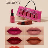 Kevin & Coco 5-Piece Matte Lipstick Set