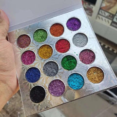 Miss Rose Glitter Eyeshadow Palette - 16 Color