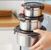 Korean Style Three-Piece Set Sealed Storage Container