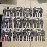 Full Hand Mehndi Stencil Design