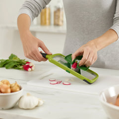 Multi Grip Kitchen Mandolin Adjustable Vegetable and Onion Cutter