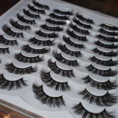 20 pairs 100% super HANDMADE Heavy Lashes For Bridals