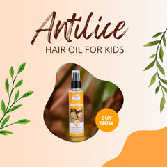 Cutish Anti Lice Hair Oil for Kids - 100ml
