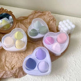 Romantic Charm Beauty Blender Makeup Sponge Set - 3 Pcs