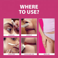 Tinkle Eyebrow Trimmer Razors - 3 Pcs