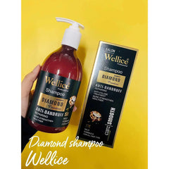 Wellice Shiny Diamond Anti-Dandruff Shampoo - 550g
