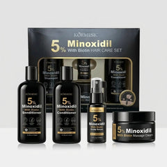 Kormesic 5% Minoxidil with Biotin 4-in-1 Anti-Hair Loss and Hair Growth Set