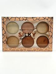 ROMANTIC SILKY 6 Color Highlighter Palette