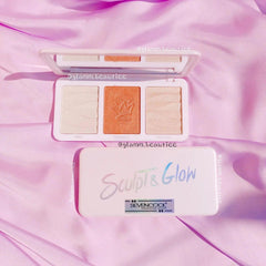 3 Color Cute Sculpt and Glow Highlighter Palette