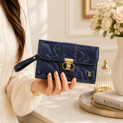 Womens Marble Pattern Clutch Bag