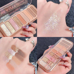 Miss Lara 9-color Blush Highlighter Eyeshadow Palette