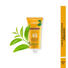 Maliao Green Tea Sunscreen SPF 45 PA+++ - 100g