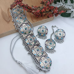 Turkish Choker Silver MT Set