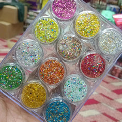 2 in 1 Double Shade Glitter eyeshadow