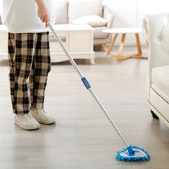 180 Degree Rotatable Adjustable Microfiber Telescopic Triangle Mop