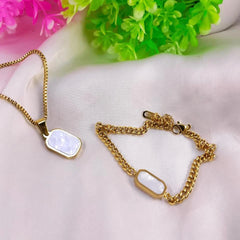 Stainless Steel Locket Bracelet Set β Each