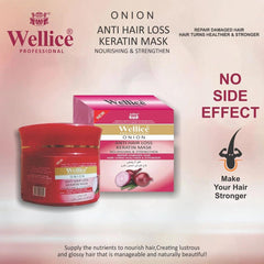 Wellice Onion Anti Hair Loss Hair Mask 100% Original