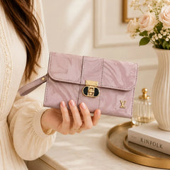 Womens Marble Pattern Clutch Bag