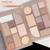 Miss Lara 10 Color Contouring Eyeshadow Face Highlighter
