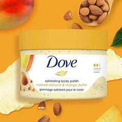 Dove Crushed Almond & Mango Butter Exfoliating Body Polish - 298gm