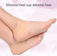 Half Cover Sock Silicone Gel Heel Pad Socks for Pain Relief