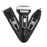 3 In 1 KEMEI KM-6332 Rechargeable Electric Shaver & Trimmer