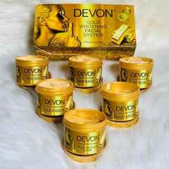 Devon 6 Steps Gold Whitening Facial Kit π― β¨