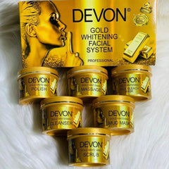 Devon 6 Steps Gold Whitening Facial Kit π― β¨