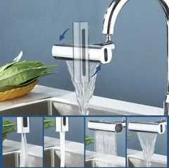 Universal Kitchen Waterfall Faucet - 4-Mode Nozzle for Kitchen Sink