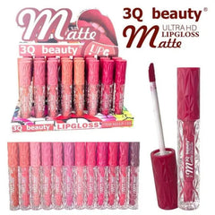3Q Beauty Matte Lip Glosses 12 Pcs set