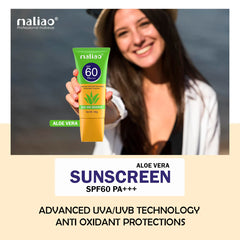 Maliao Aloe Vera Sunscreen SPF 60 PA+++ - Ultimate Sun Protection for Your Skin