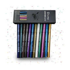 Flormar Waterproof Pencil Eyeliners - Pack of 12