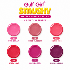Gulf Girl Smushy matte lip balms