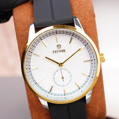 PREMIER Men's Watch – Silicone Rubber Strap with Magnetic Lock