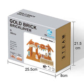 Gold Brick Bricklayer Coffee Shop construction kit