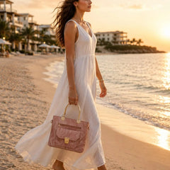 Luxury Collection Marbled Handbag with Strap