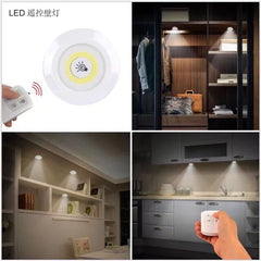 Set Of 3 Wireless Remote Control Night Light