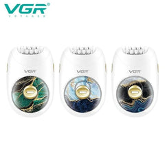 VGR V-706 Cordless Professional Women Epilator with 18 Tweezers