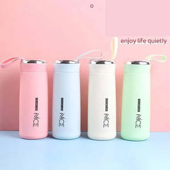 PRO FIT Glass Water Bottle With Silicon Sleeve - 400ml