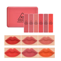 KS One 6 Pcs Mini Lipstick Set
