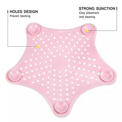 Silicon Drain Stopper, Strainer, Filter for Bathroom & Kitchen